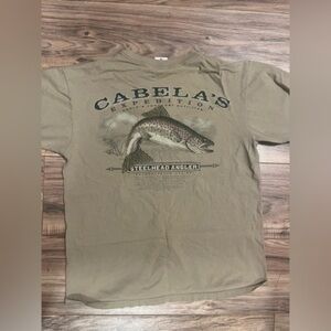Anvil - Cabela’s expedition world for most outfitter steelhead angler fish shirt